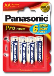 6er-Packung Panasonic AA-Batterien